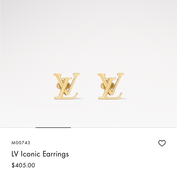 NEW Louis Vuitton Iconic earrings retailing for $405 - Picture 3 of 3